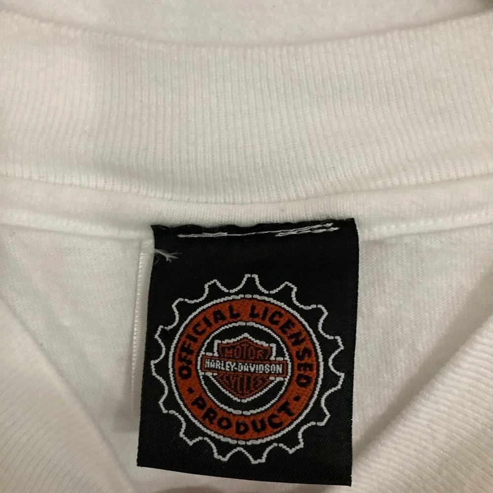 Vtg Harley Davidson Screamin Eagle NHRA Shirt Mens M Biker Flames Racing - Picture 3 of 9